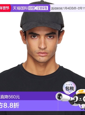 1h可退 香港直邮Acne Studios 艾克妮 男士 黑色 Stud 棒球帽 C40