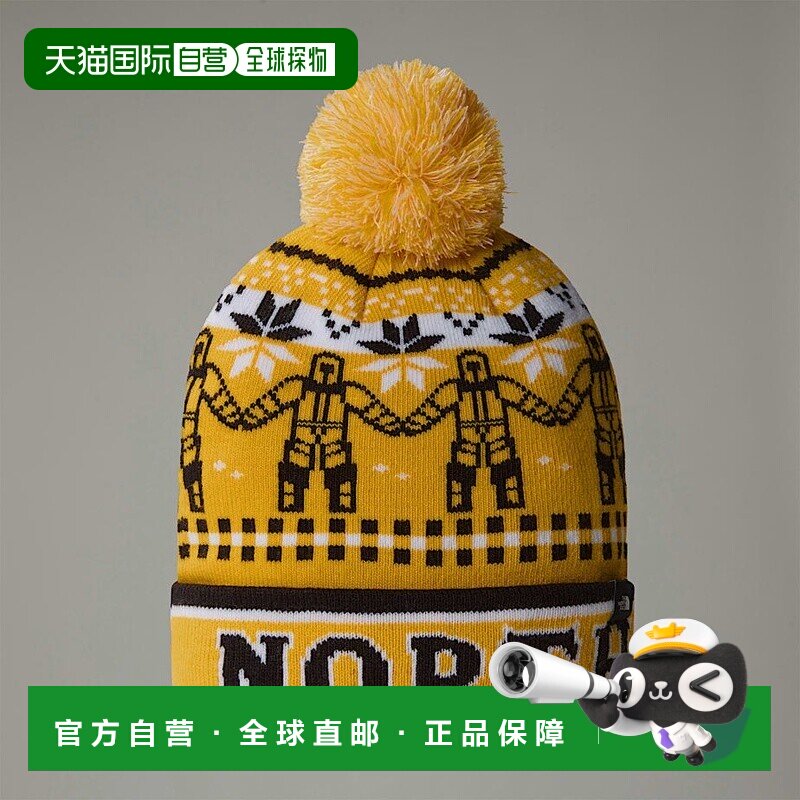 自营欧洲直邮北面Tuke 儿童滑雪帽TheNorthFace针织帽