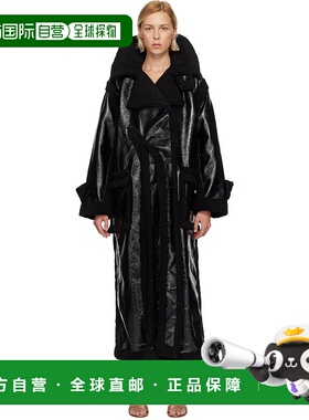 1h可退 香港直邮Tom Ford 汤姆 福特 女士 黑色 Oversized Split