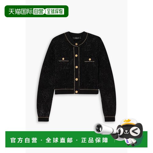 香港直邮versace 范思哲 女士 长袖开衫 10113581A08255针织