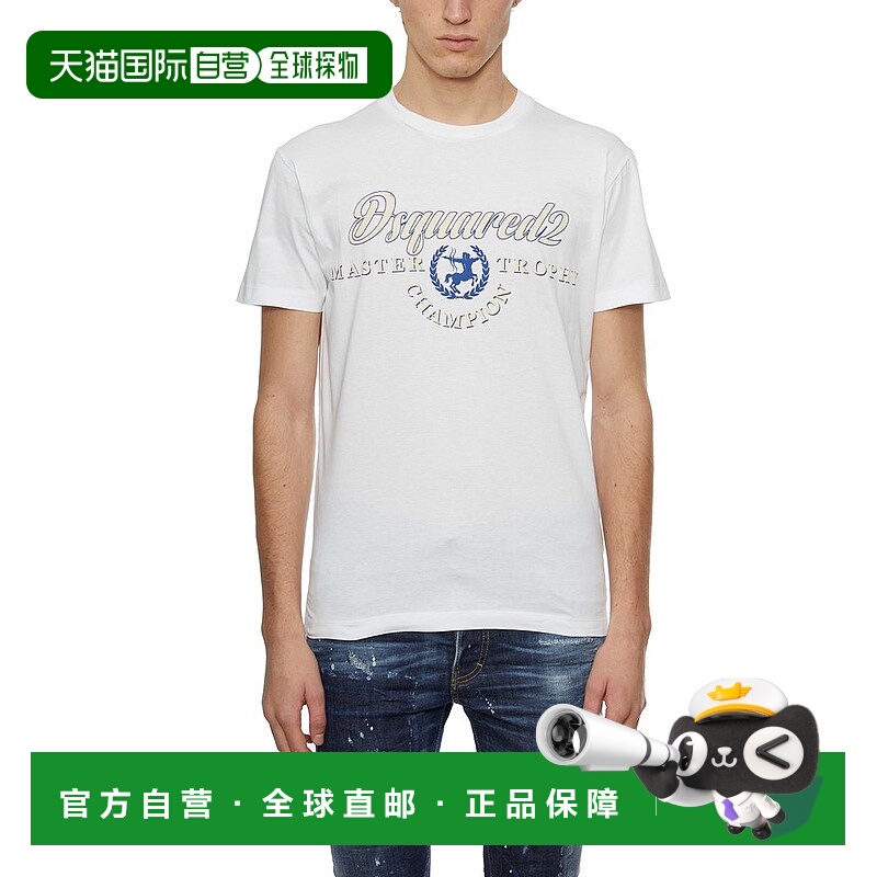 香港直邮Dsquared2 二次方 男士 圆领短袖T恤 S71GD1346S23009