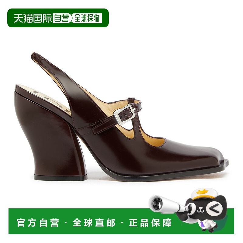 1h可退 香港直邮LOEWE 罗意威 女士 90 露跟鞋 red红色 舒适时尚