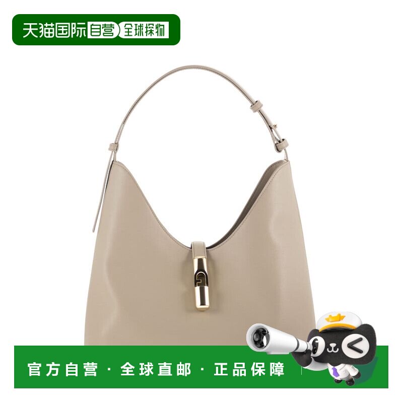 香港直邮FURLA 芙拉 女士 米色皮革可调节手柄包包 WB01499BX3104