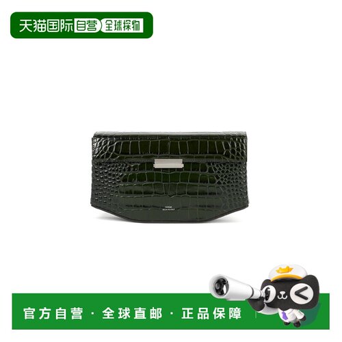 美国直邮toteme 女士 卡扣皮革肩包 green绿色 舒适时尚