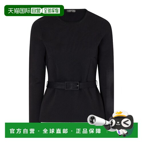 1h可退 Tom Ford 黑色长袖上衣 MAK1494YAX1085