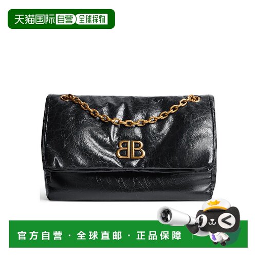 香港直邮Balenciaga MONACO 链条中号单肩包 7659452AAR8手提包