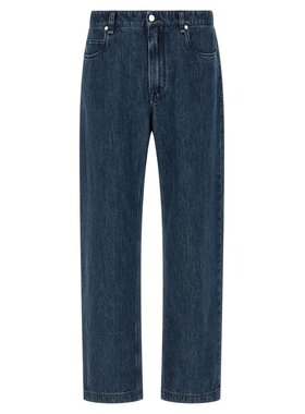 香港直邮Fendi 芬迪 男士 高腰直筒牛仔裤 FLP302AWMM