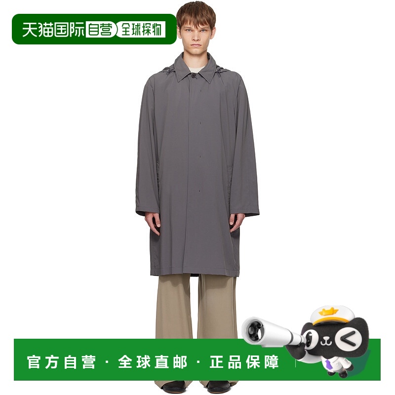 1h可退 香港直邮The Row 男士 灰色 Hesper 大衣 1097W4079