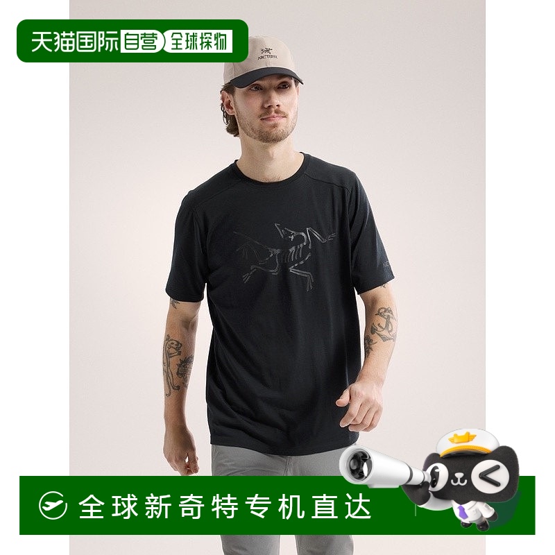 1h可退 欧洲直邮ARCTERYX始祖鸟IONIA LOGO美利奴羊毛短袖T恤 男
