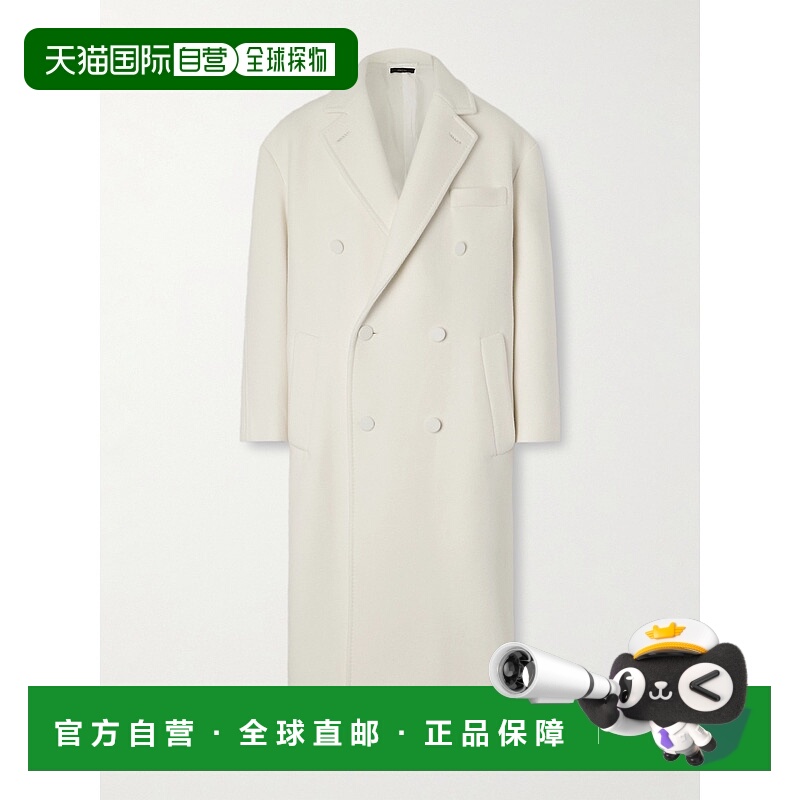 1h可退 香港直邮Tom Ford 汤姆 福特 男士 双排扣羊绒大衣 OCL024