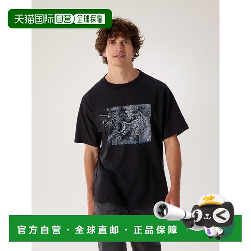 欧洲直邮Kragg Lithographica 始祖鸟男士棉质T恤