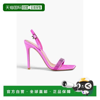 香港直邮Gianvito Rossi 吉安维托 罗西 女士 Britney 水晶装饰天
