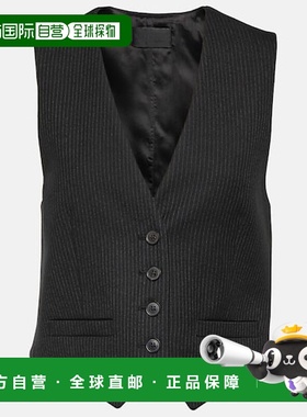 香港直邮NILI LOTAN 女士 Ismael 细条纹羊毛背心 004302