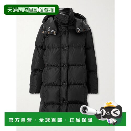 1h可退 香港直邮Moncler 盟可睐 女士 shell 嵌花连帽羽绒服 1C00