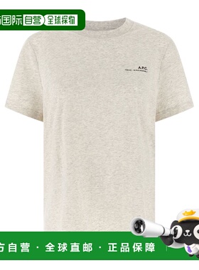 1h可退 香港直邮A.P.C. 女士 徽标印花T恤 COHBOM26404ECRU