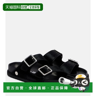 香港直邮birkenstock 勃肯 女士 Arizona 小牛毛凉拖厚底凉鞋
