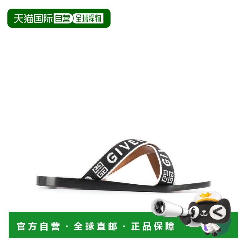 香港直邮Givenchy logo印花凉拖 BE303XE0MQ凉鞋