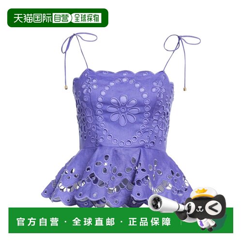 1h可退 香港直邮ZIMMERMANN 女士 上衣 purple紫色 舒适时尚