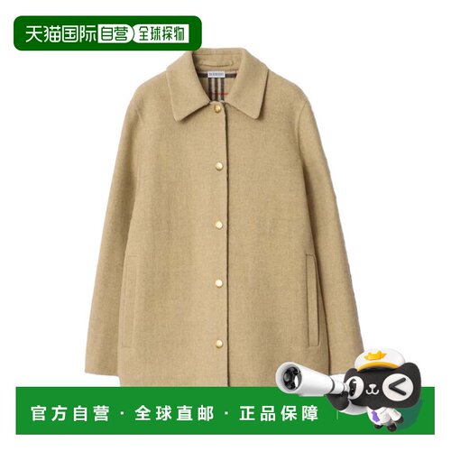 欧洲直邮Burberry Women Wool Overshirt Sand