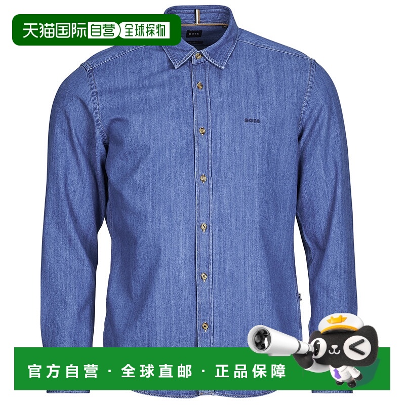 欧洲直邮Boss  男衣服 春夏2025 长袖衬衫 LIAM kent