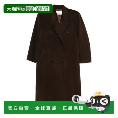 香港直邮The Frankie Shop 女士 GAIA 羊毛双排扣大衣 COFS045562