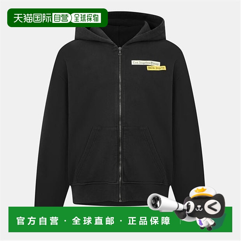 1h可退 香港直邮Palm Angels 棕榈天使 男士 拉链连帽衫
