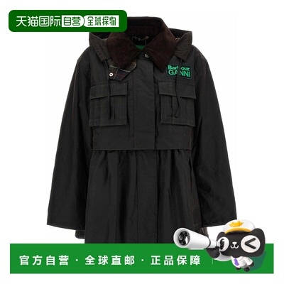 barbour 女士 风衣夹克中长款工装休闲连帽商场防风时尚