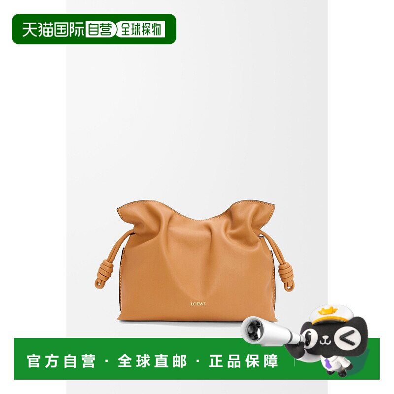 1h可退 欧洲直邮LOEWE罗意威女士纳帕牛皮革Flamenco手拿斜挎包