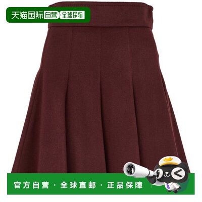 1h可退 香港直邮MaxMara 麦斯玛拉 女士 BRAVA1234 驼色垂褶迷你