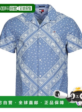 欧洲直邮Tommy Jeans  男衣服 春夏2025 短袖衬衫 TJM REG AOP SS