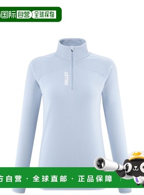 自营欧洲直邮Millet觅乐 K LIGHTGRID 女款轻量透气抓绒衣 蓝色