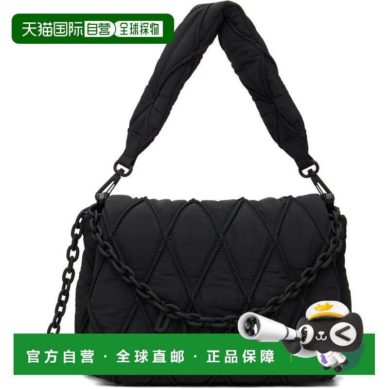 1h可退 香港直邮Diesel 迪赛 女士 黑色中号 Charm-D 单肩包 X102,箱包皮具/热销女包/男包,通用款女包,淘宝优惠券,粉丝福利购,淘宝优惠卷