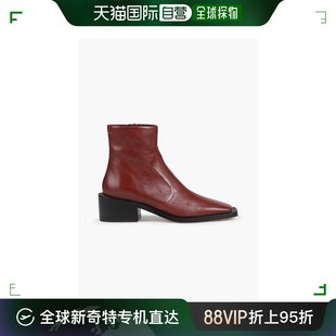 马丁 香港直邮Mm6 Margiela 女士 皮质短靴 MM6 Maison 马吉拉