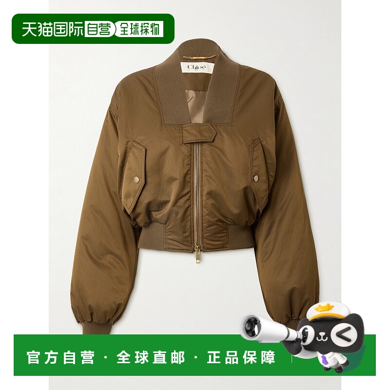1h可退 香港直邮Chloe 蔻依 女士 尼龙短夹克 CH25AVE16113外套