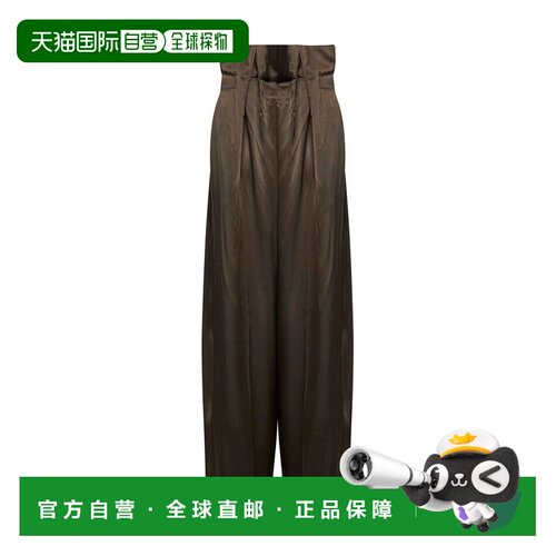香港直邮KHAITE 女士 绿色裤子 32103029 green绿色 舒适时尚