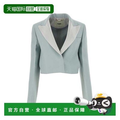 1h可退 香港直邮FENDI 女士西服 FJ7491AC4GF08S8 SS2024 白色 短