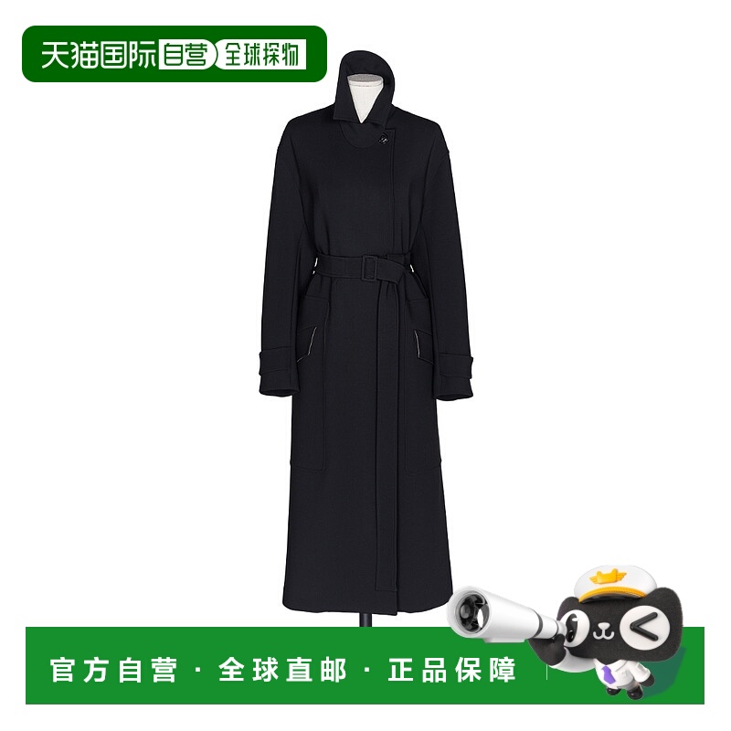 【99新未使用】香港直邮Max Mara 系带羊毛大衣 1016013506