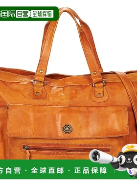 欧洲直邮Pieces 女士 PCTOTALLY 手提包 棕色单肩包