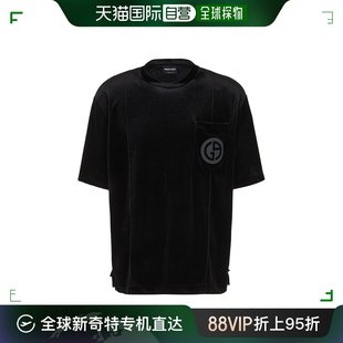 T恤 香港直邮Giorgio Armani 柔软天鹅绒短袖 6LSM68SJMSZUC99