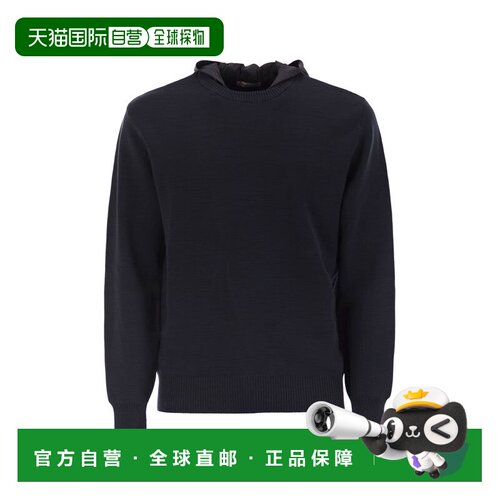1h可退 香港直邮HERNO 男士针织衫 MG00027UR721119201 AW2025 蓝