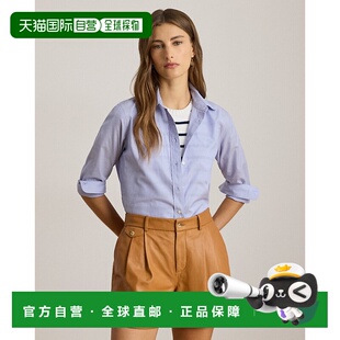 女士蓝色棉质LRL Monogram经 Lauren拉夫劳伦 自营欧洲直邮Ralph