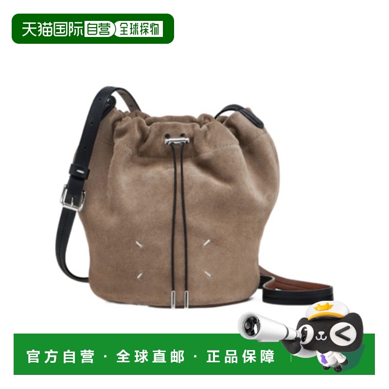香港直邮Maison Margiela 抽绳斜挎包水桶包 SB2ZH0003P8572