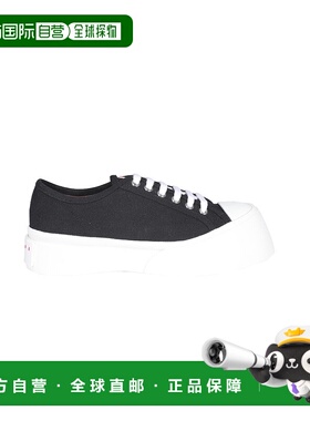 香港直邮Marni 黑色系带休闲运动鞋 SNZW003020P3571