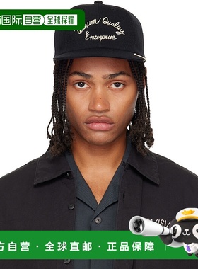 1h可退 香港直邮Visvim 维斯维木 男士 黑色 Excelsior II 棒球帽