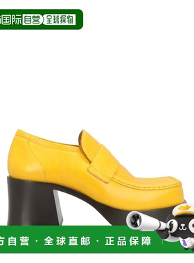 香港直邮Marni 玛尼 女士 乐福鞋 yellow黄色 舒适时尚