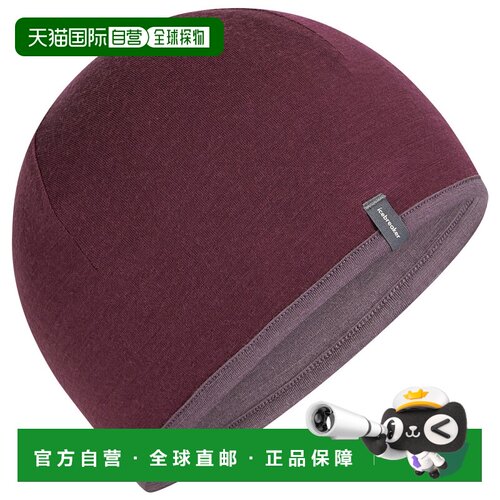 香港直邮ICEBREAKER 男士帽子 2040937DARKBERRYG【付后1h可退】