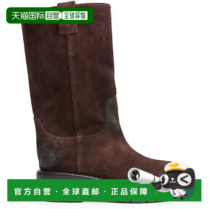 1h可退 欧洲直邮MIU MIU 缪缪 25秋冬  MIU75874BRW 女士 高筒靴