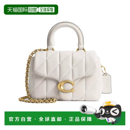 1h可退 香港直邮COACH 女士斜挎包 CCC12B4HA SS2024 白色 Tabby