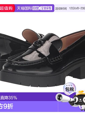 1h可退 香港直邮Coach 蔻驰 女士 Leah 便鞋 black黑色 舒适时尚