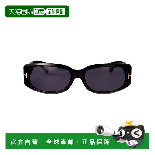 1h可退 香港直邮TOM FORD 男士太阳镜 FT106401A SS2024 黑色 log